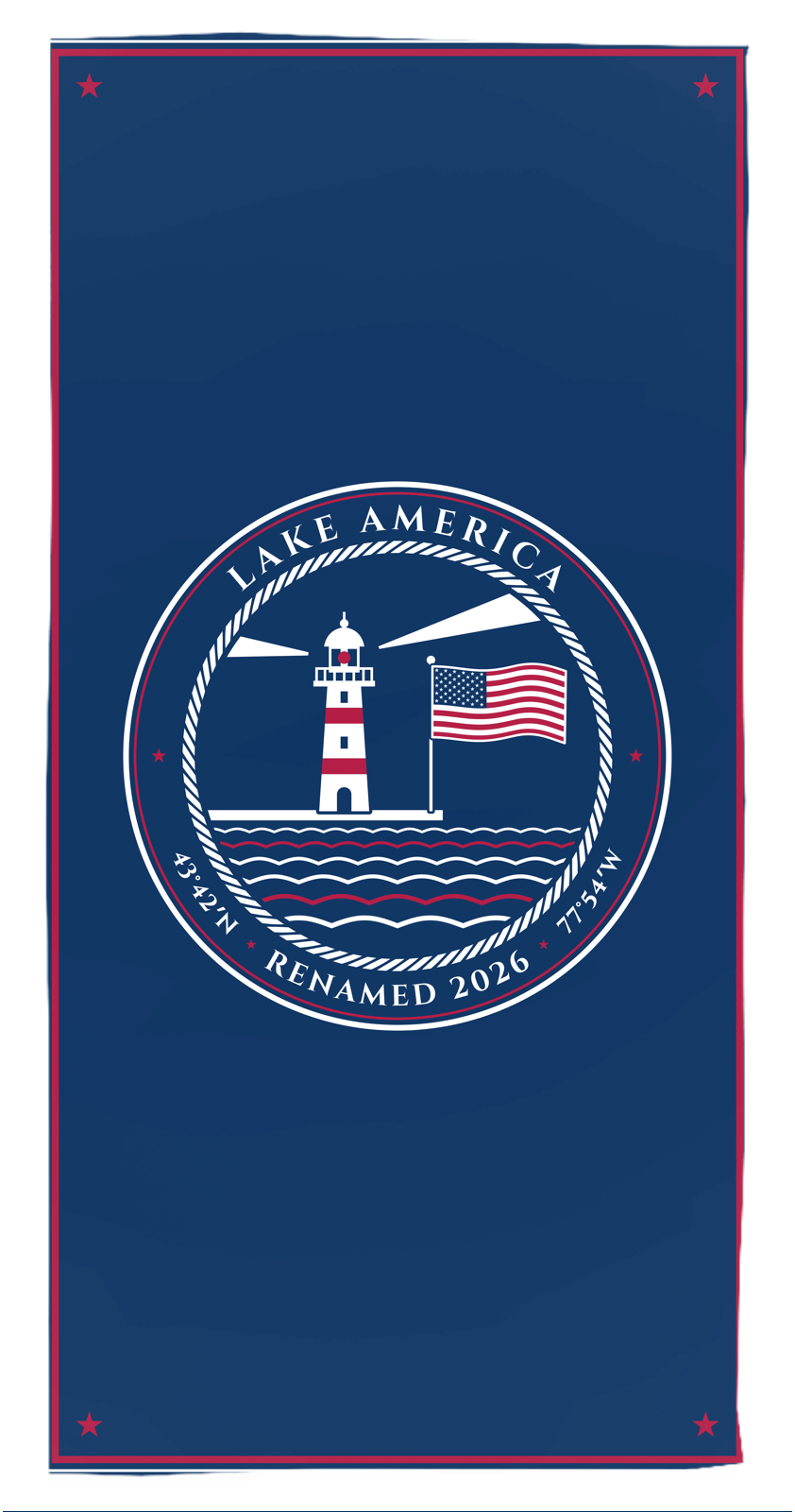 Lake America Bath Towel