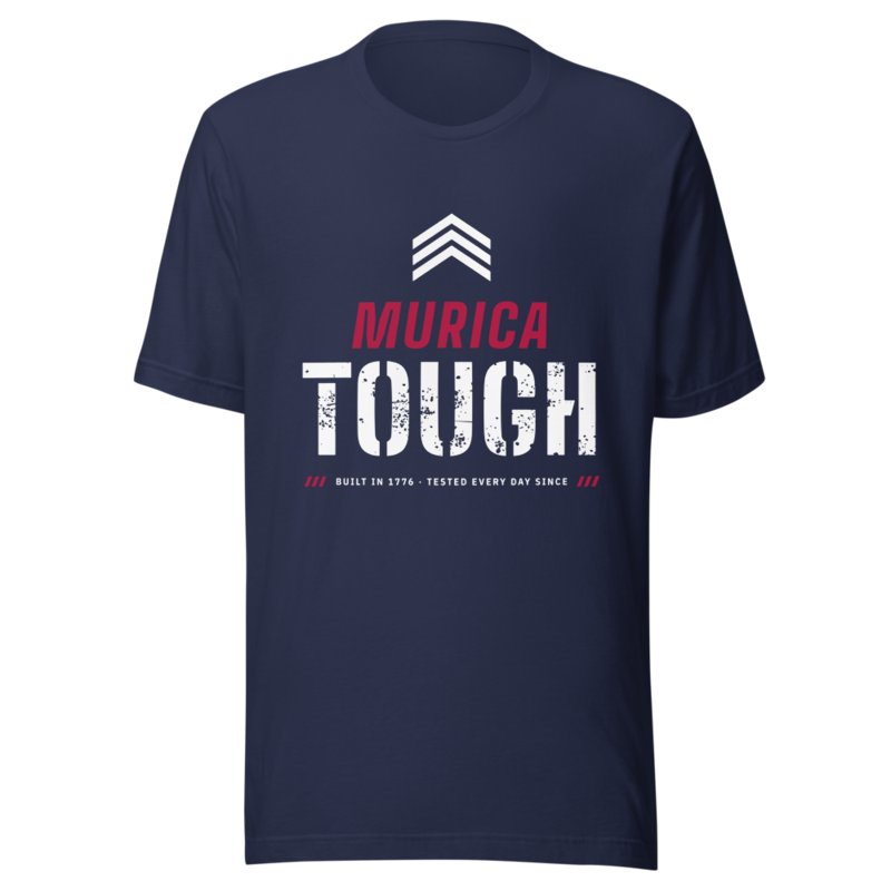 Murica Tough Tee in Navy