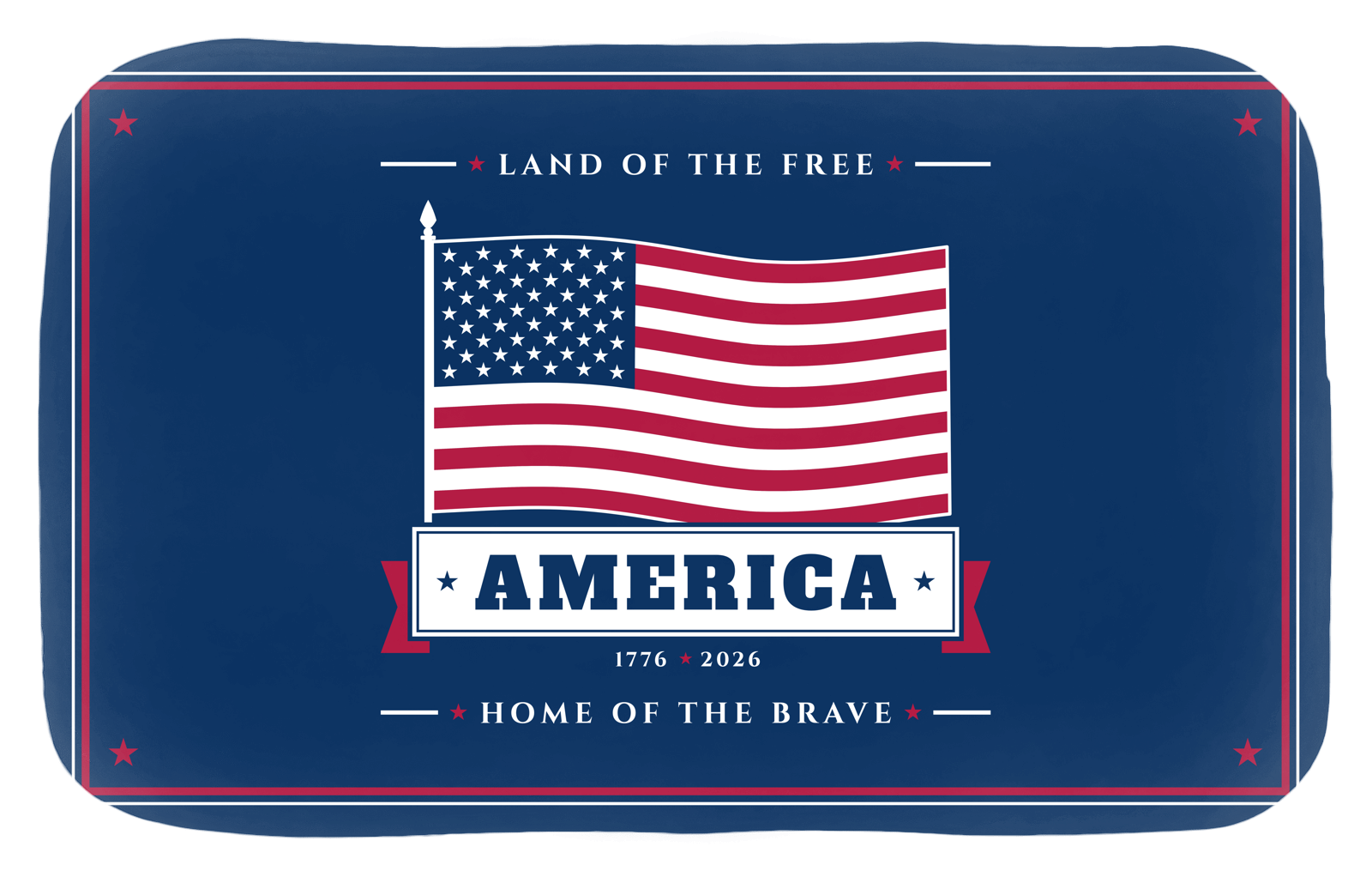 America Bath Mat