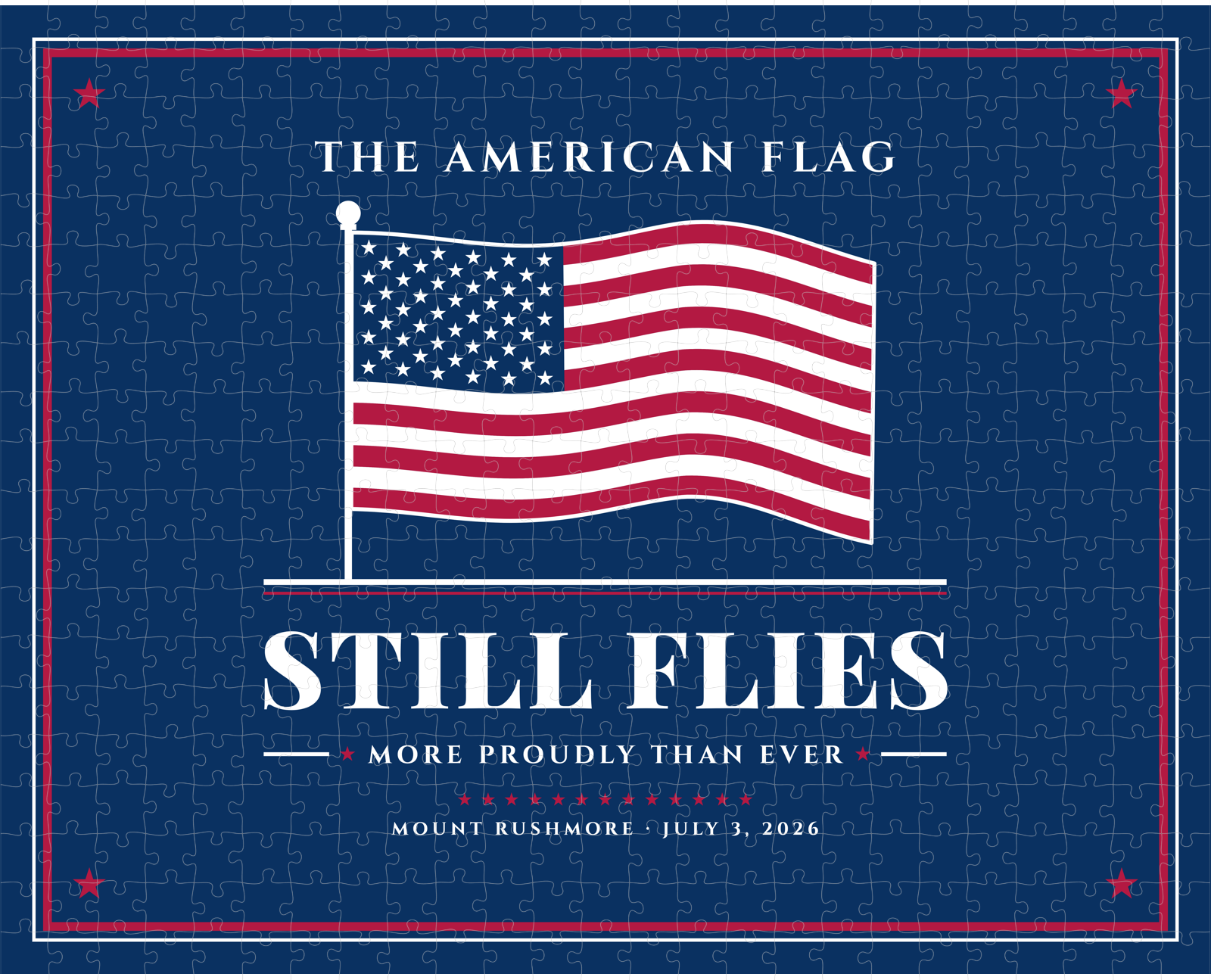 The American Flag Still Flies 500-Piece Puzzle