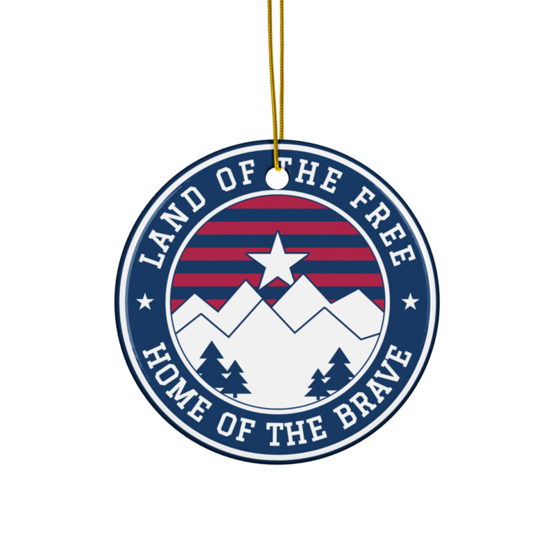 Land of the Free Ornament