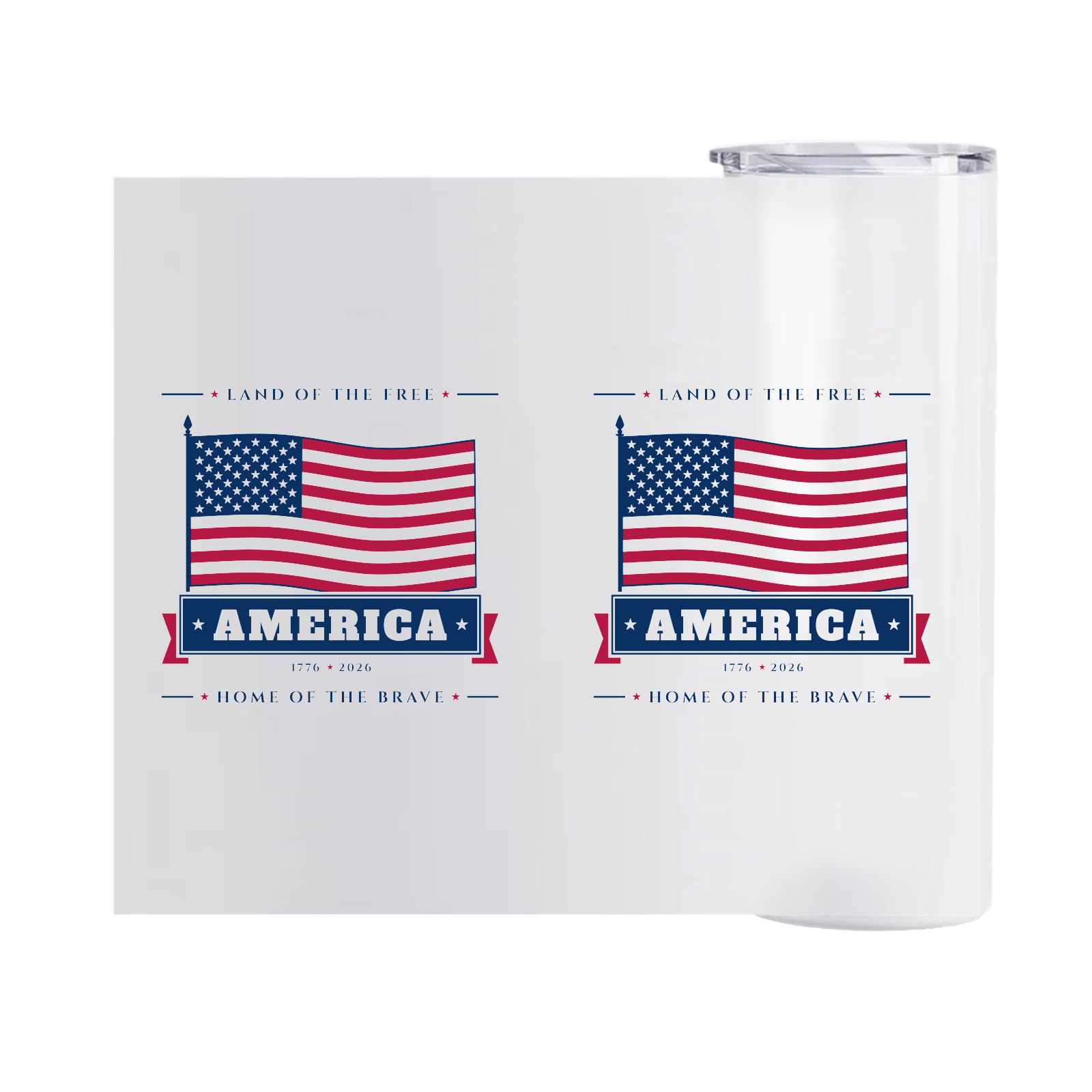 America Skinny Tumbler