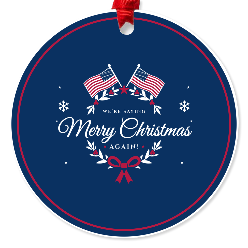 Merry Christmas Acrylic Ornament