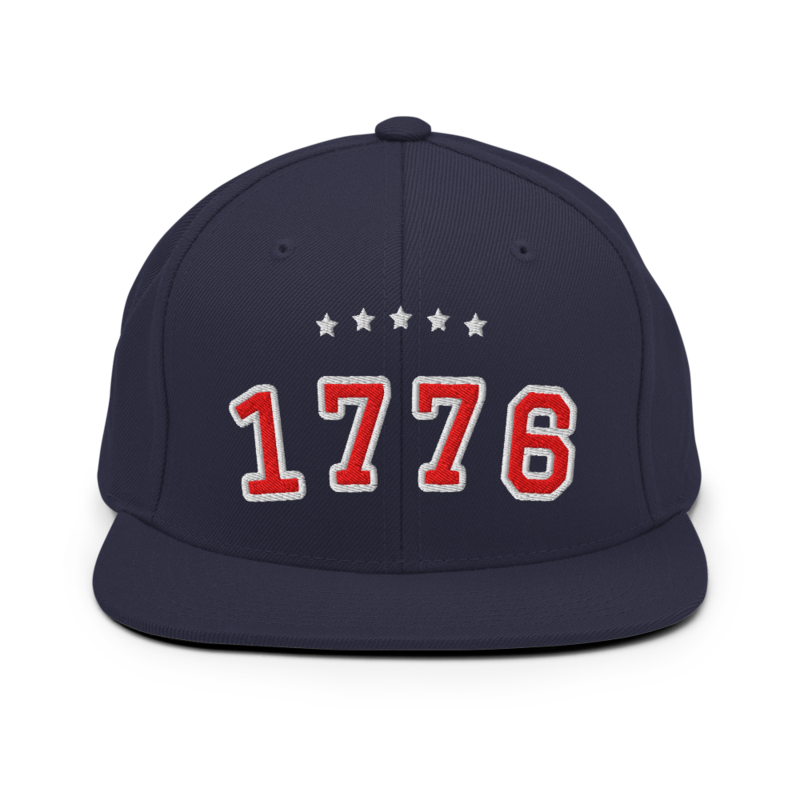 1776 Snapback in Navy