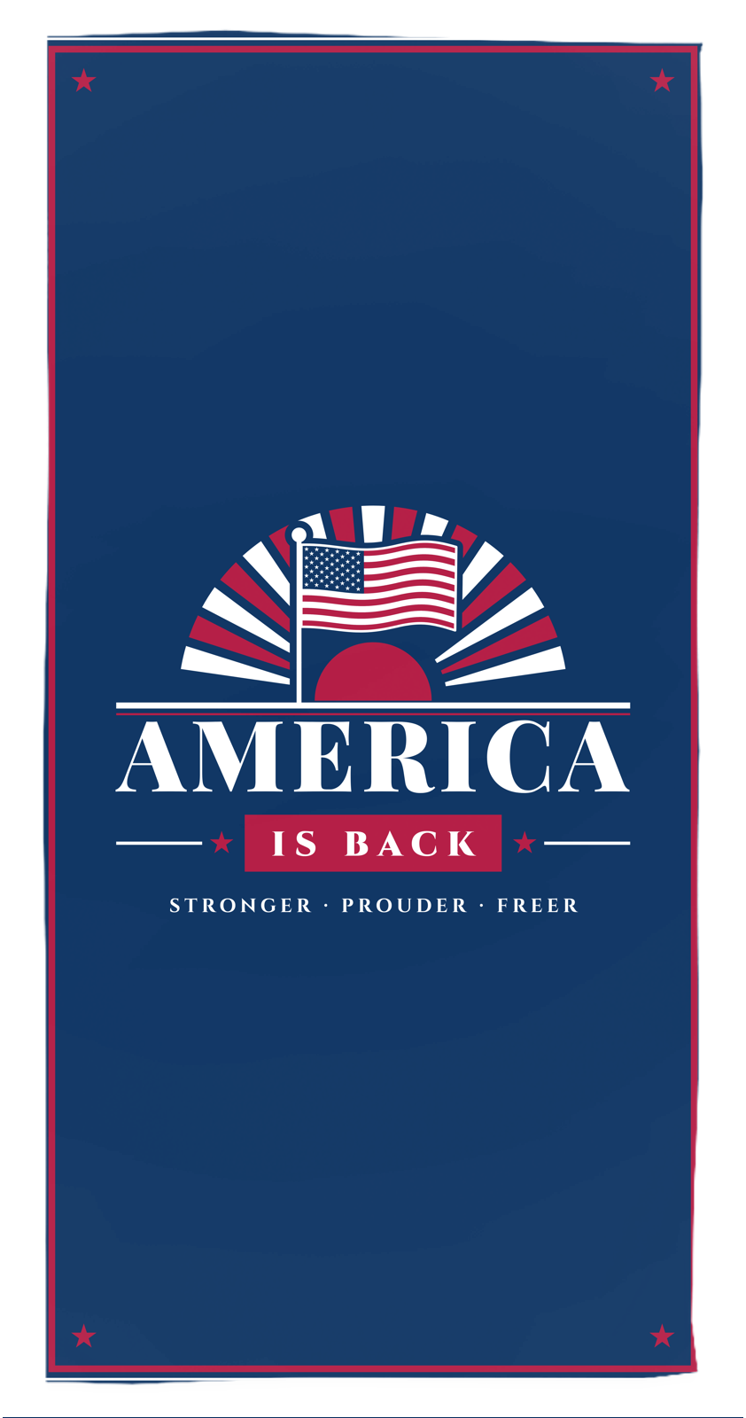 America Is Back Bath Towel