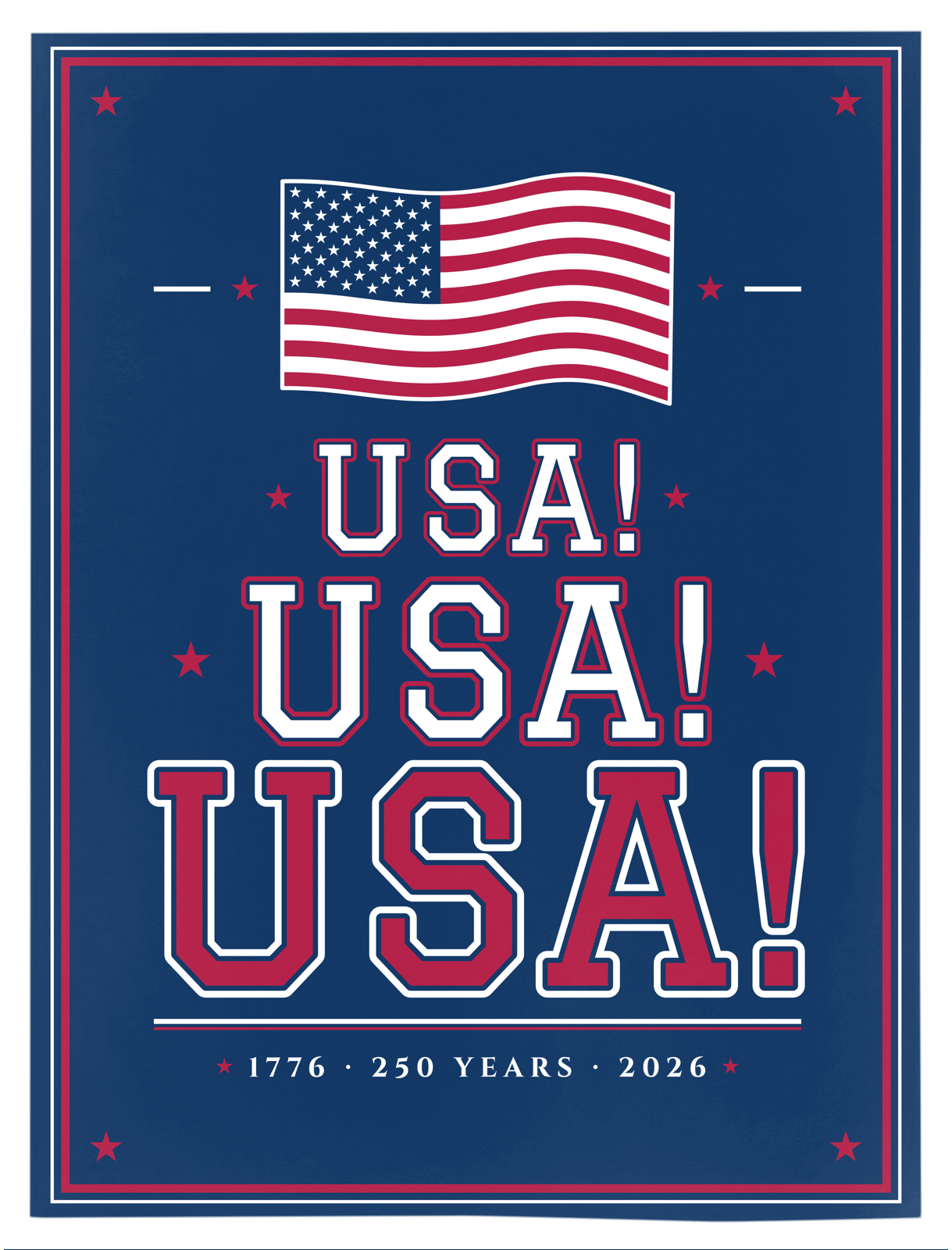 USA! USA! USA! Velveteen Blanket