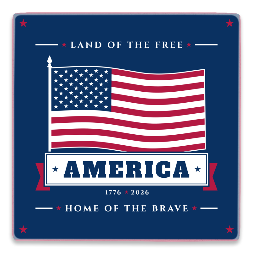 America Acrylic Magnet