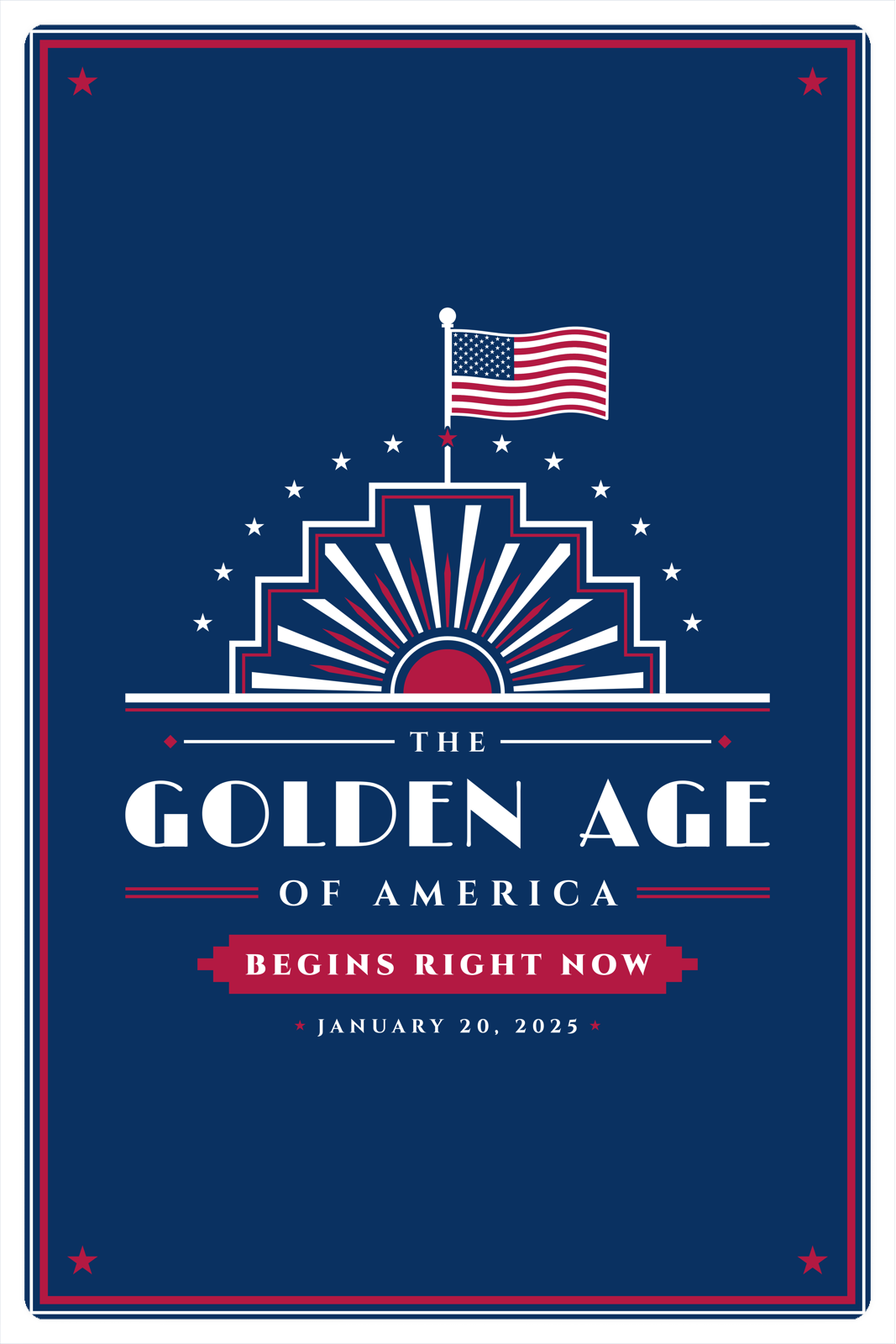 The Golden Age Photo Magnet