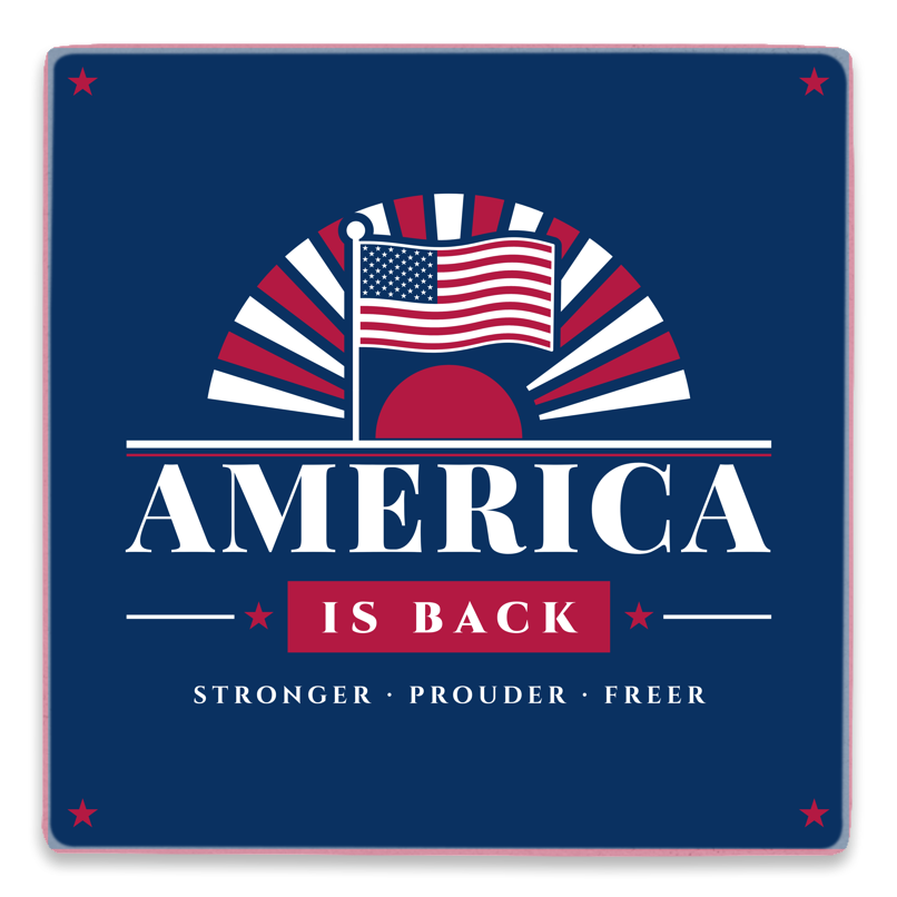America Is Back Acrylic Magnet