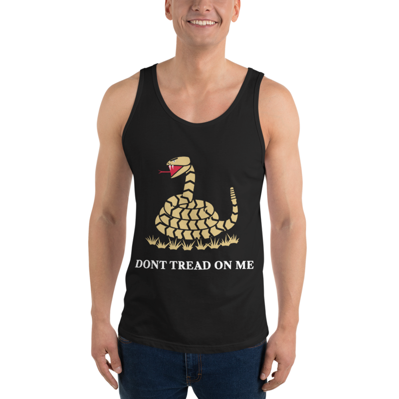 Don’t Tread on Me Tank Top in Black