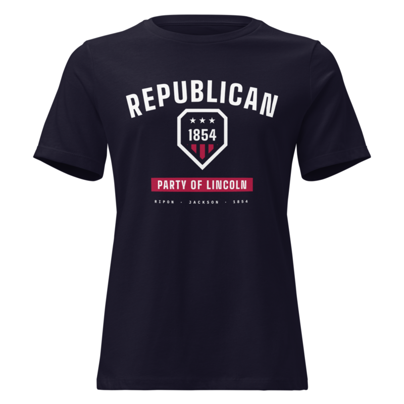 Republican 1854 Women’s Relaxed Tee in Navy
