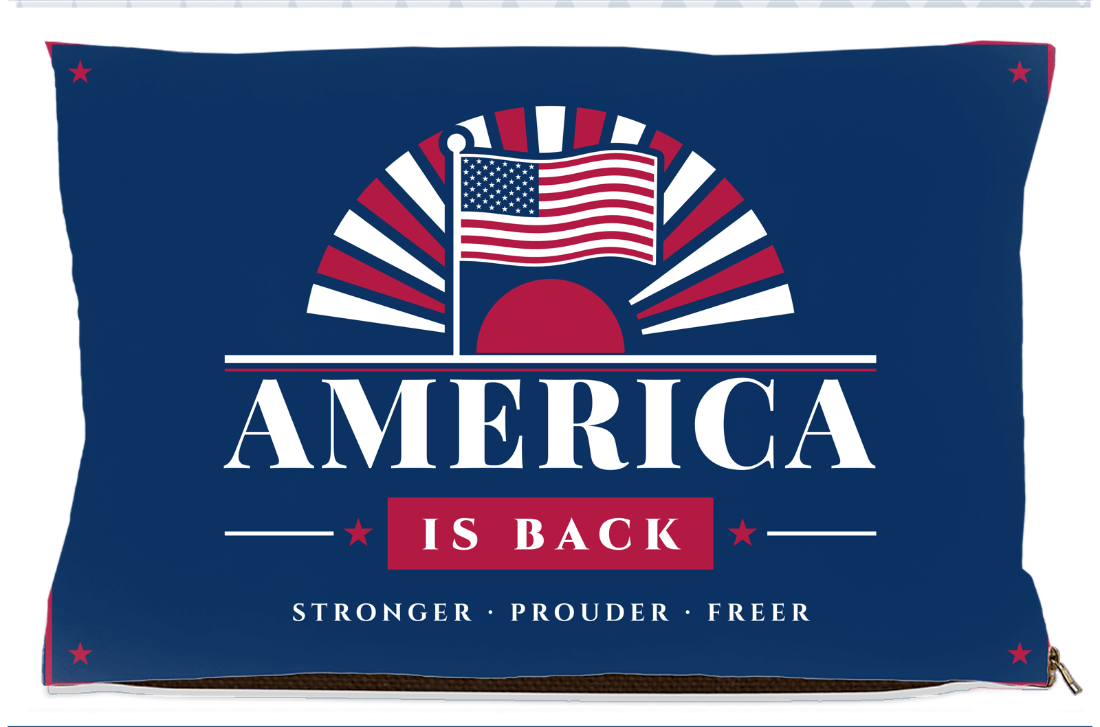 America Is Back Dog Bed