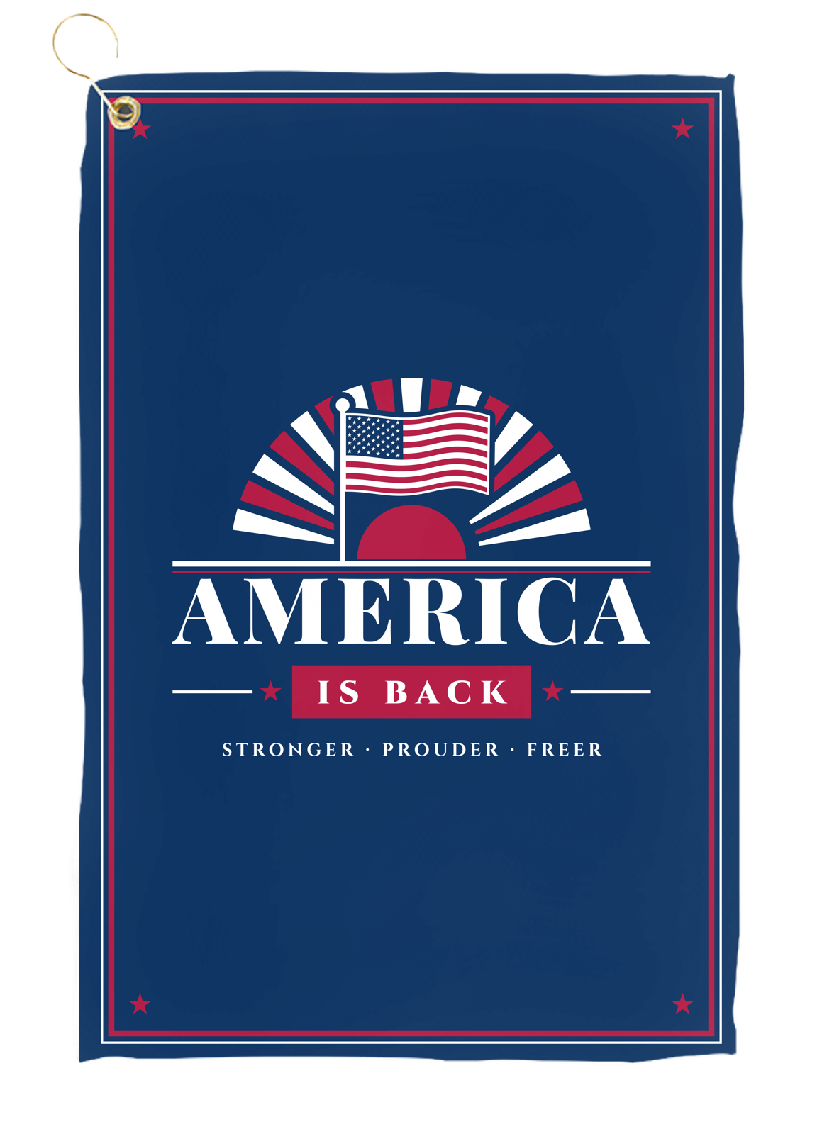 America Is Back Golf Towel