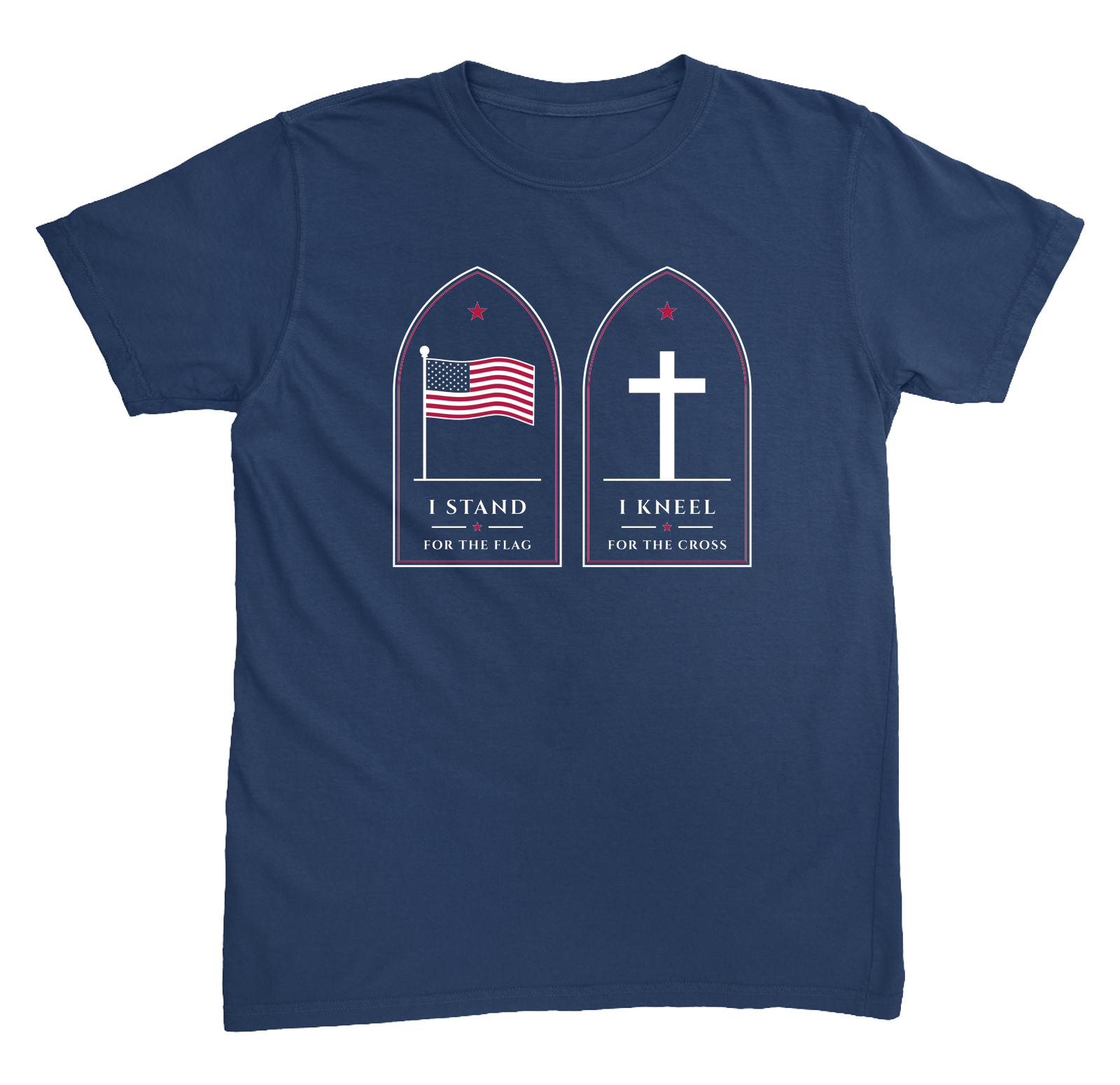 Stand for the Flag U.S.-Sewn Tee in Navy
