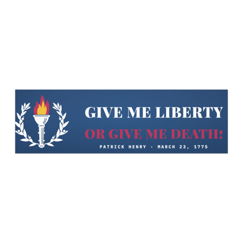 Liberty or Death Bumper Magnet