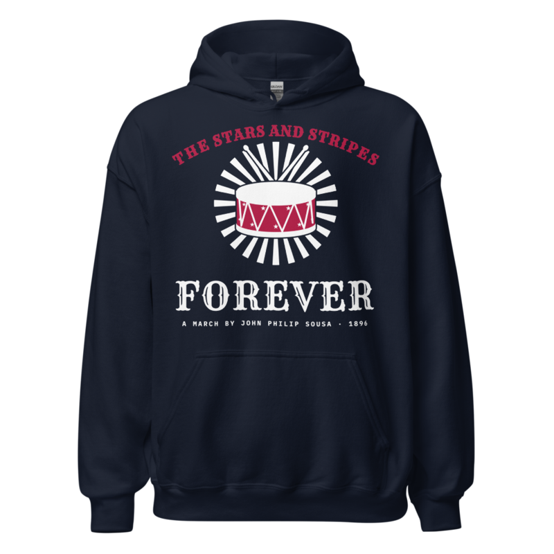 The Stars and Stripes Forever Hoodie in Navy