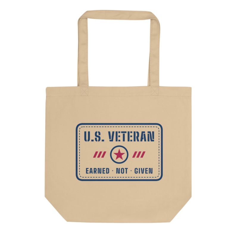 U.S. Veteran Tote Bag in Oyster