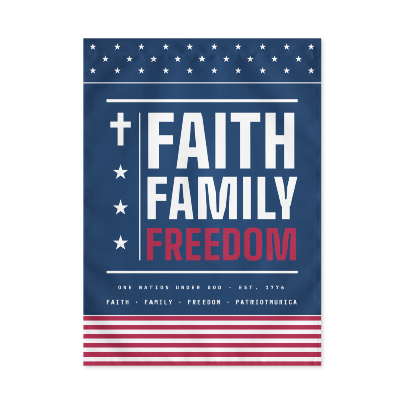Faith Family Freedom Flag