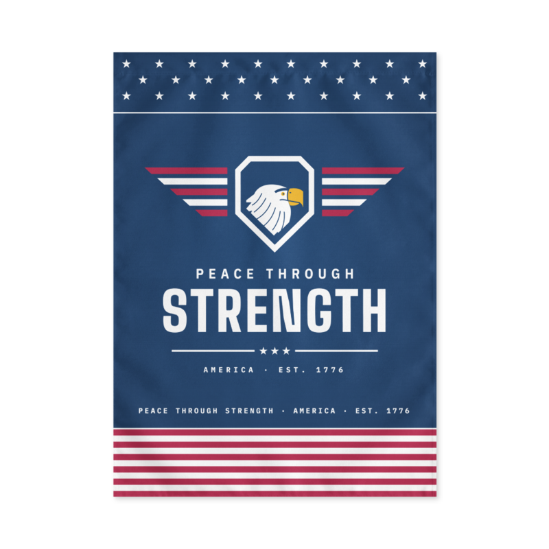 Peace Through Strength Flag