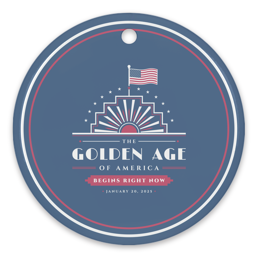 The Golden Age Porcelain Ornament