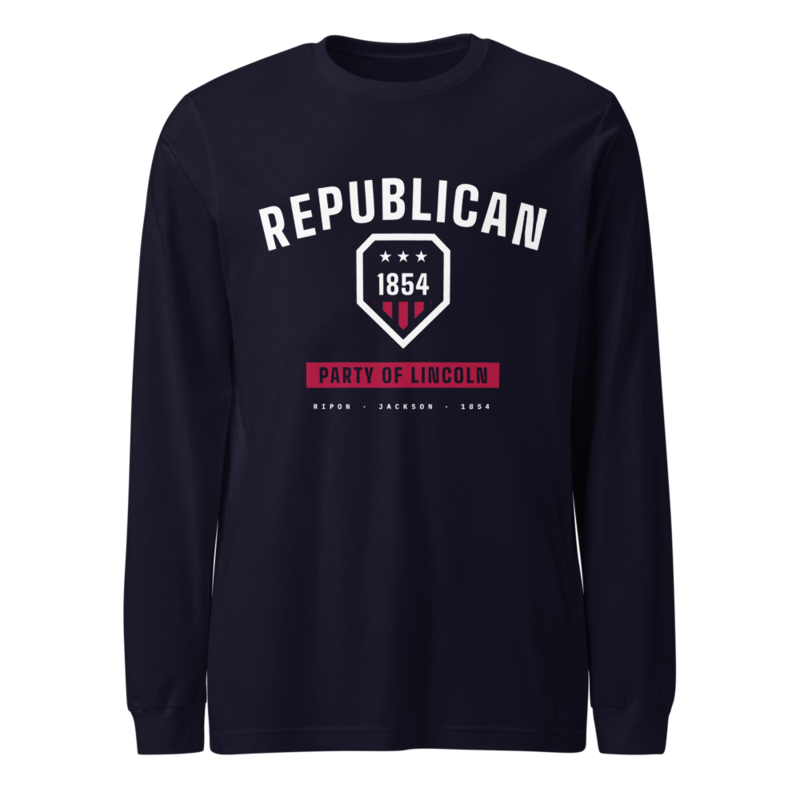 Republican 1854 Long Sleeve Tee in Navy