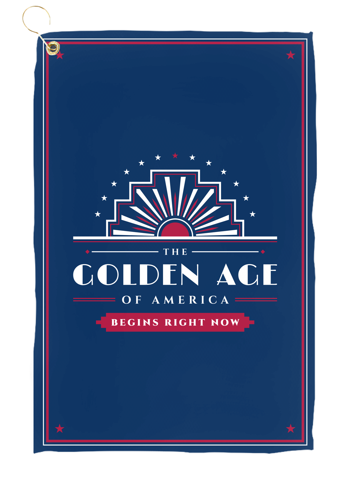 The Golden Age Golf Towel