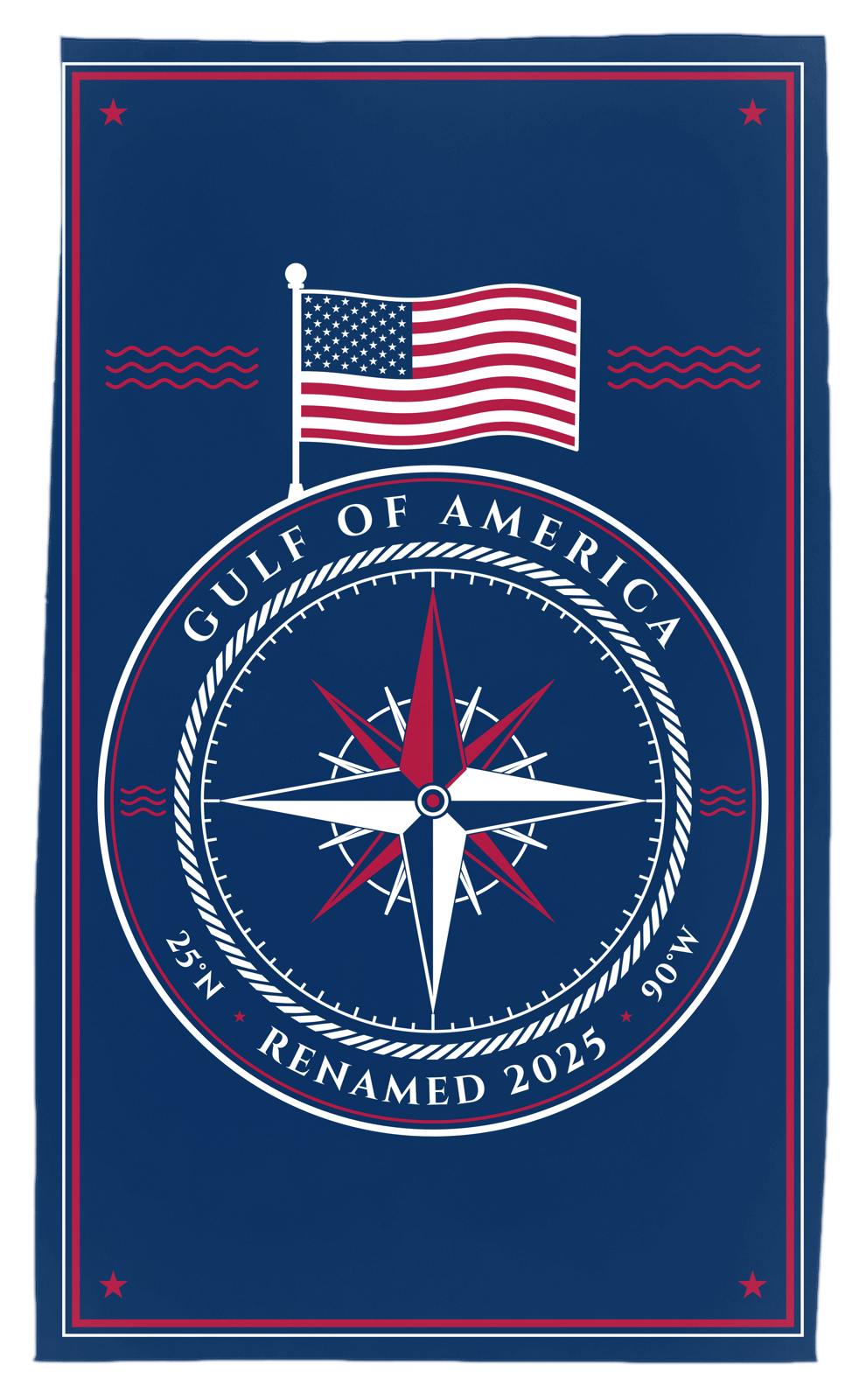 Gulf of America Tea Towel