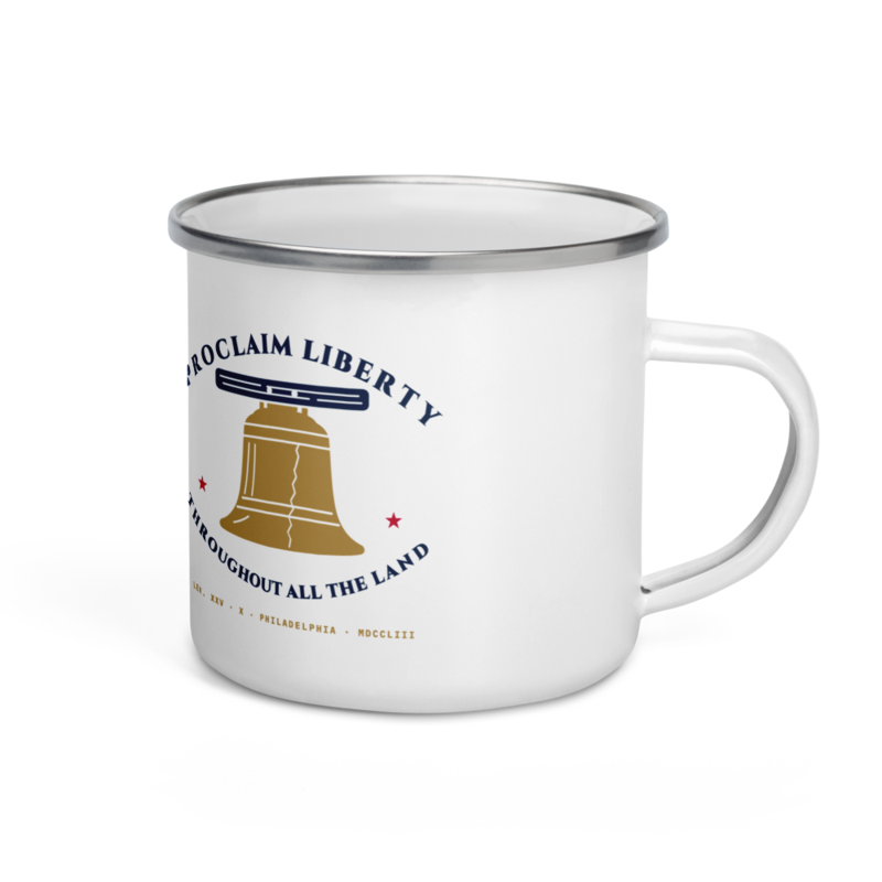 Liberty Bell Enamel Camp Mug