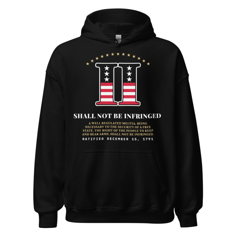 Second Amendment Hoodie in Black