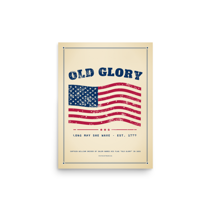 Old Glory Poster