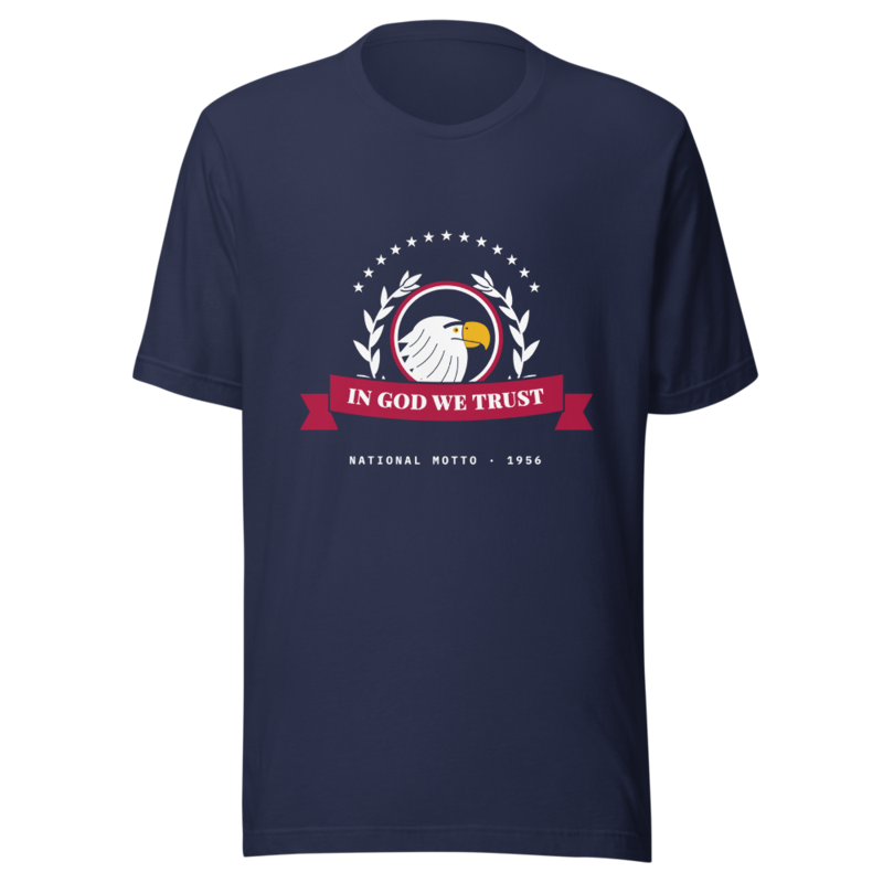 In God We Trust Tee in Navy