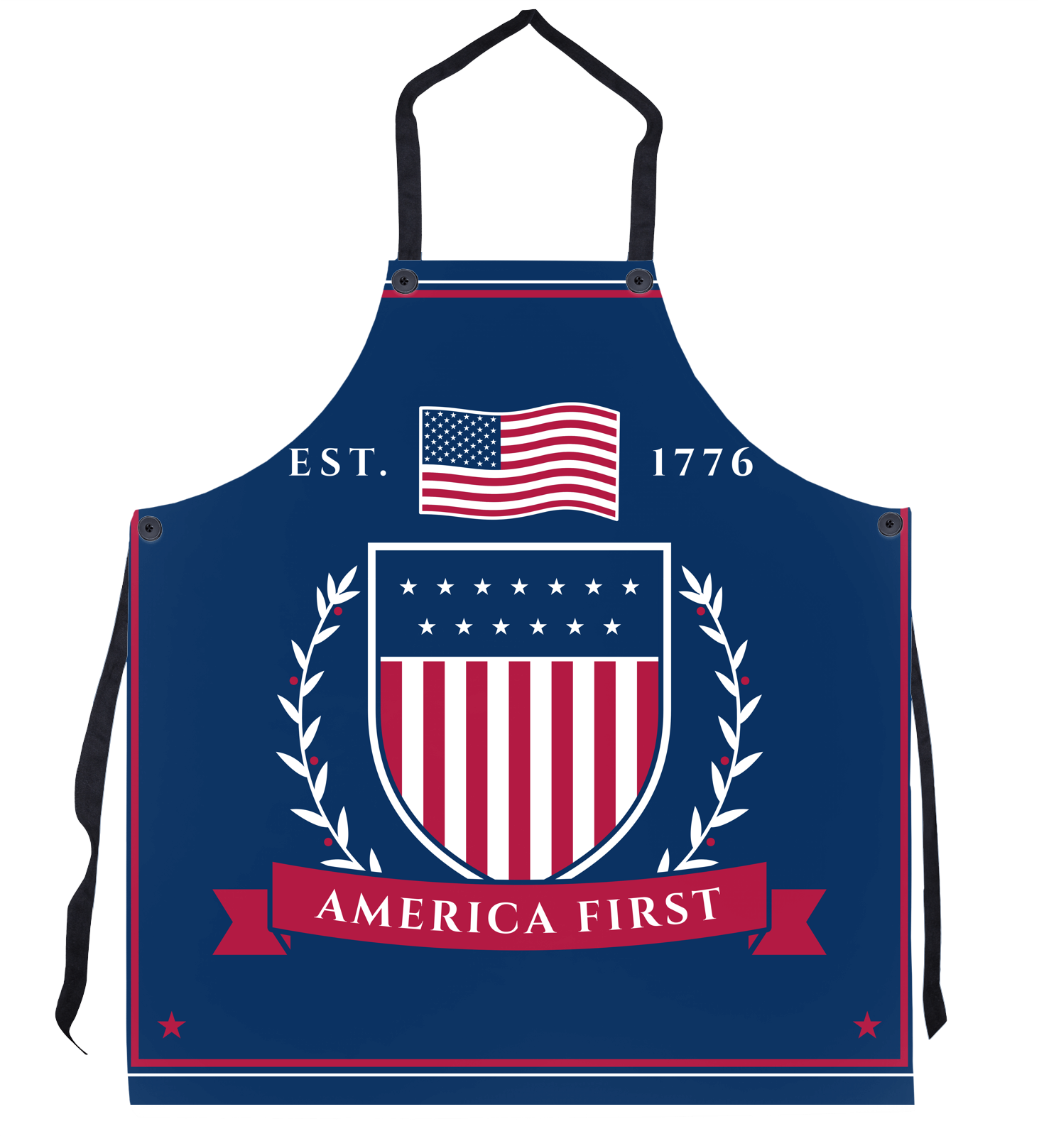 America First Crest Grilling Apron