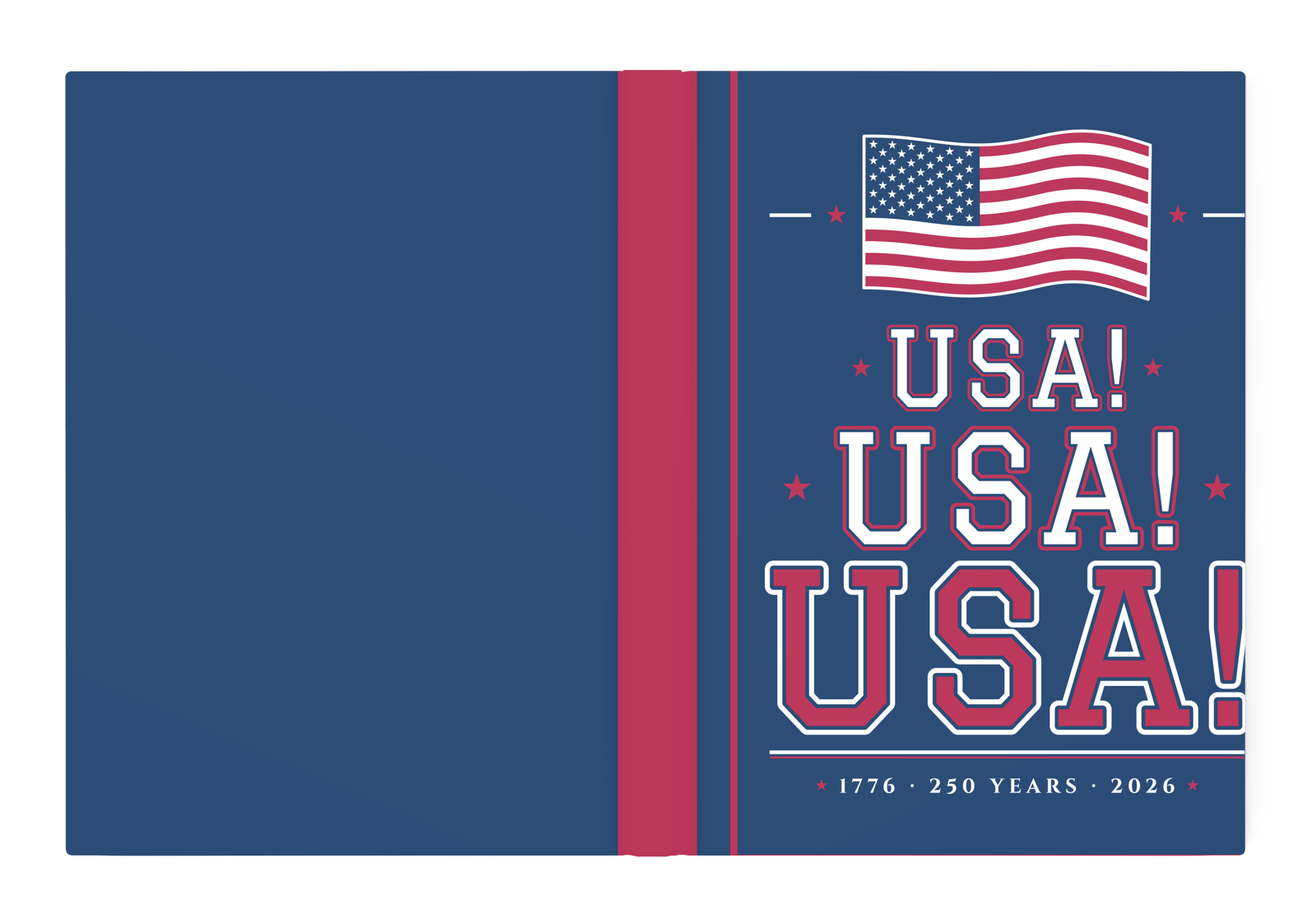 USA! USA! USA! Hardcover Journal
