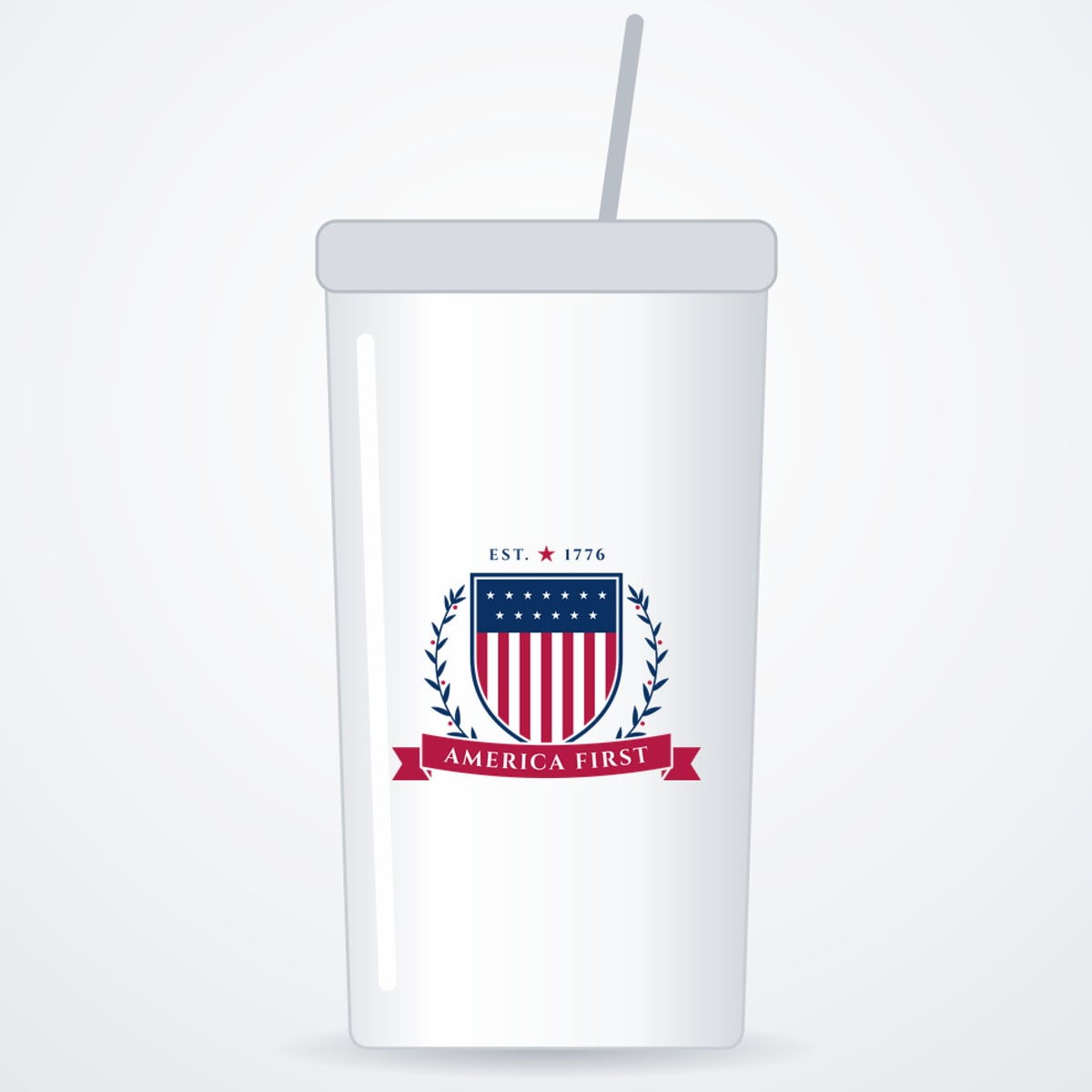 America First Crest Copper-Lined Tumbler