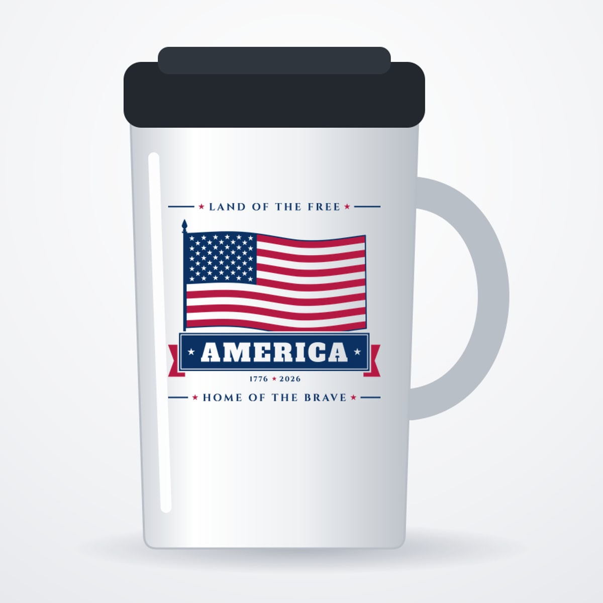 America Travel Mug