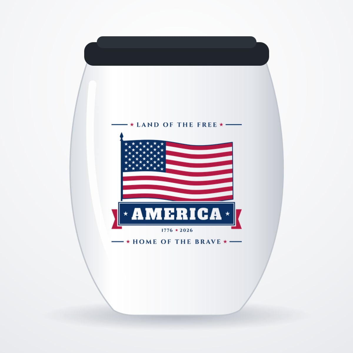 America Stemless Wine Tumbler