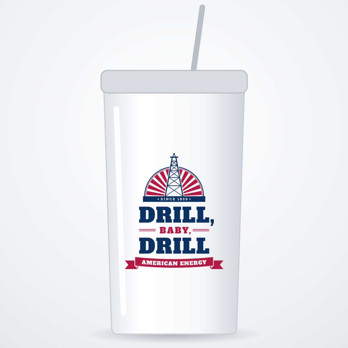 Drill, Baby, Drill Copper-Lined Tumbler