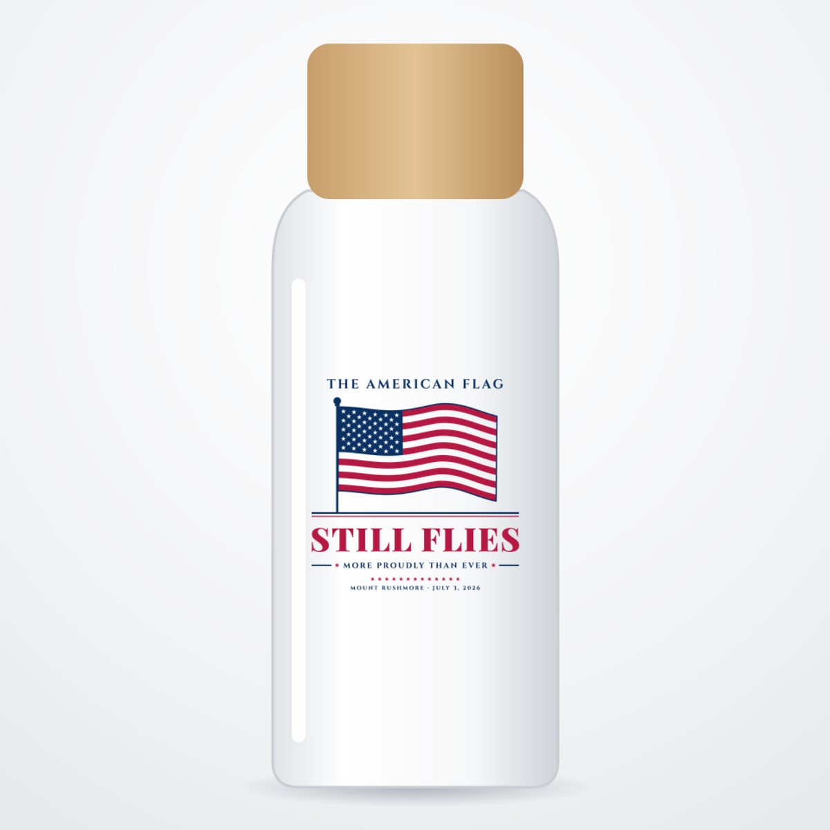 The American Flag Still Flies Insulated Bottle