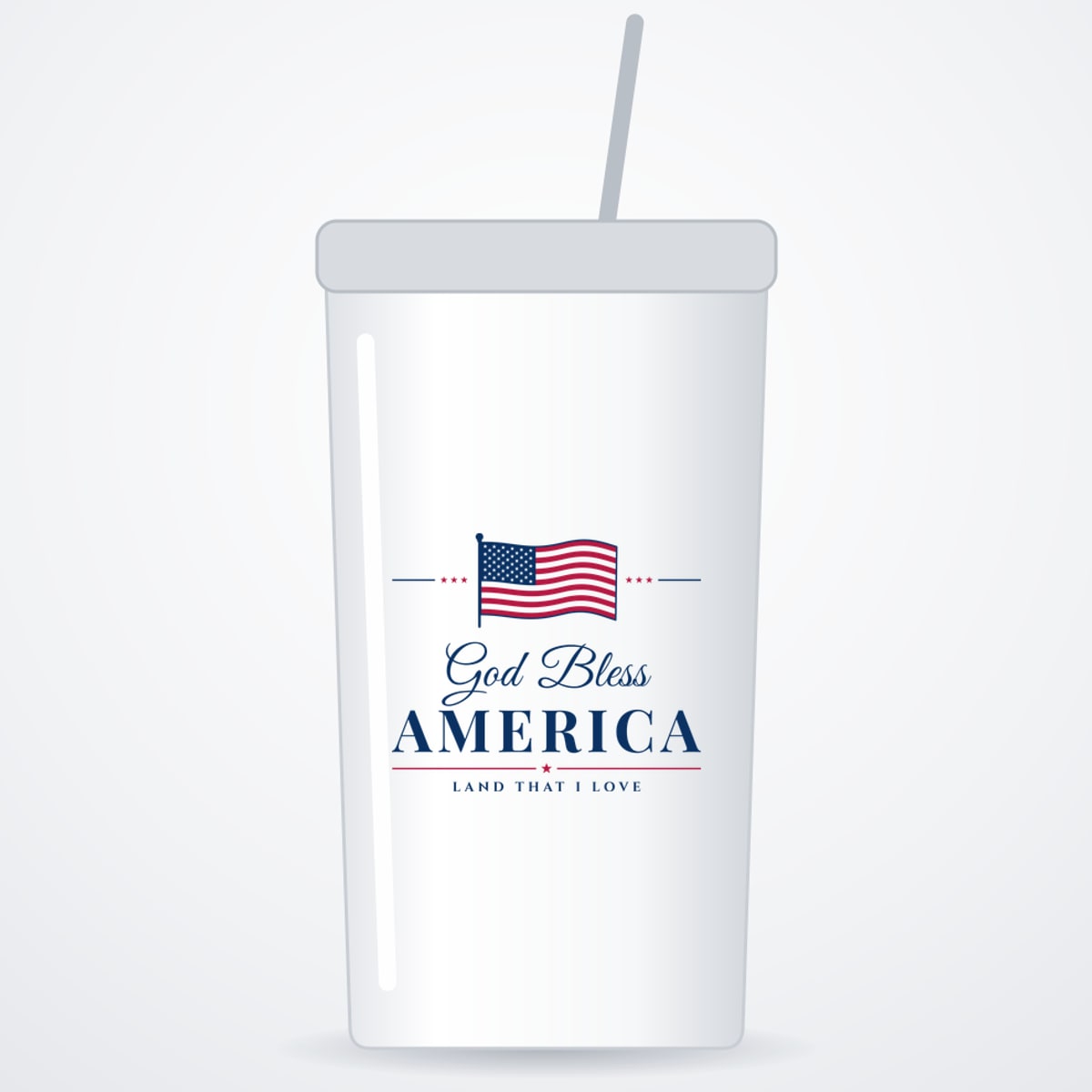 God Bless America Copper-Lined Tumbler