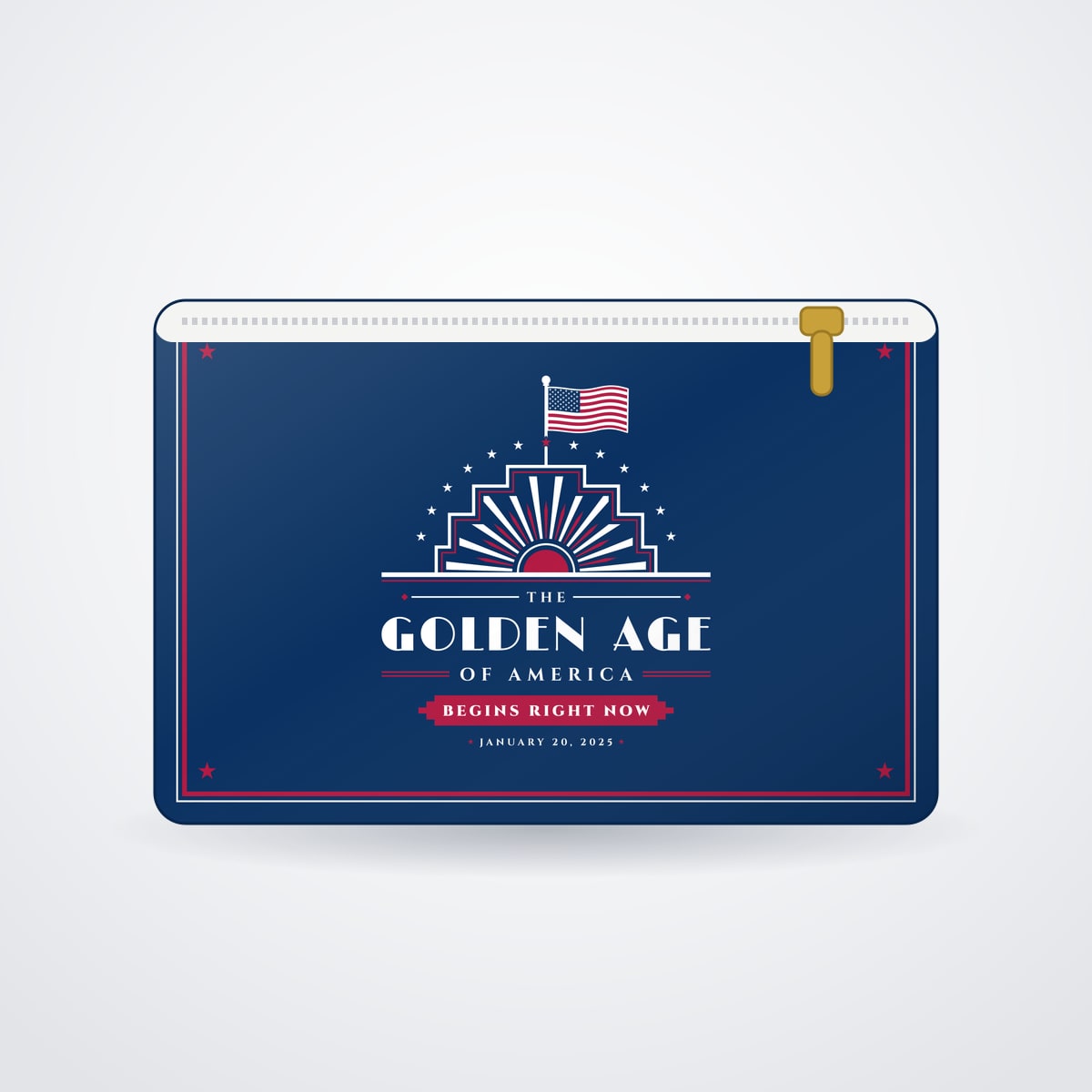 The Golden Age Zip Pouch