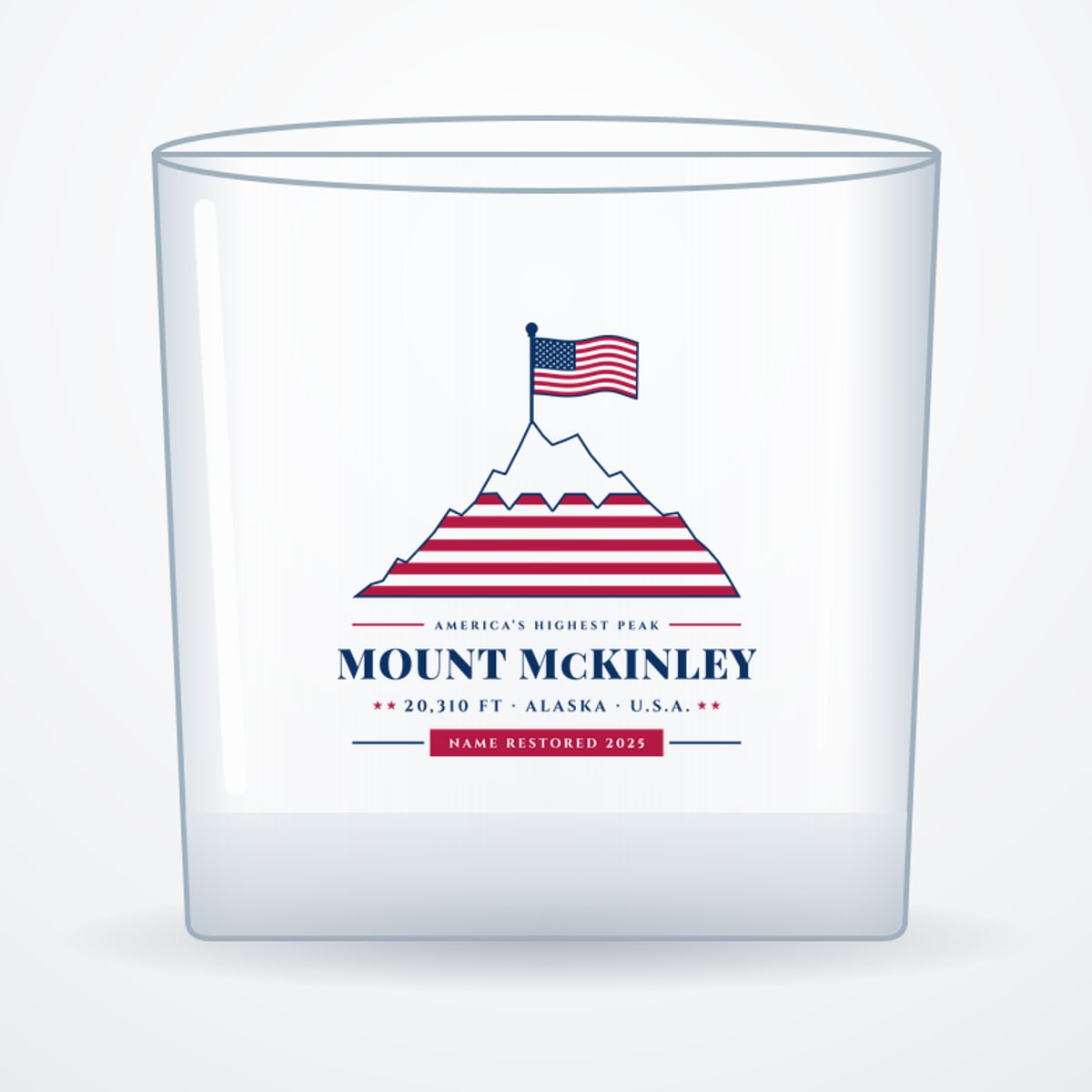 Mount McKinley Whiskey Glass