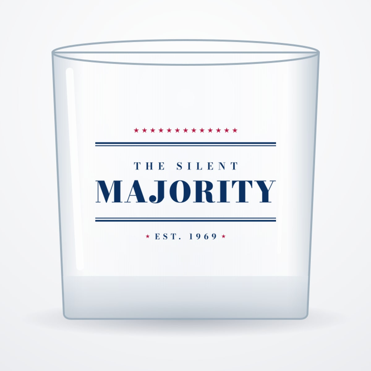 The Silent Majority Whiskey Glass