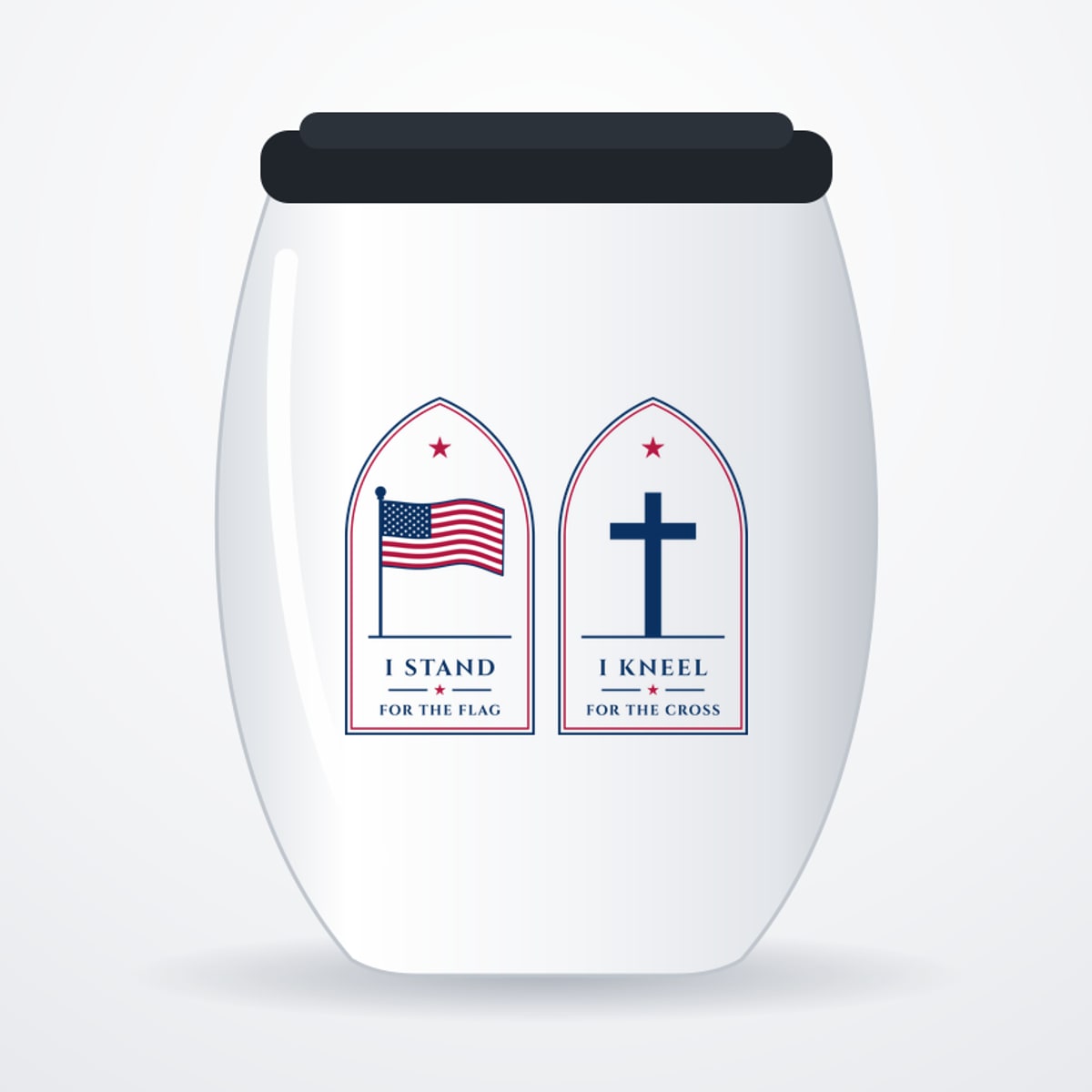Stand for the Flag Stemless Wine Tumbler