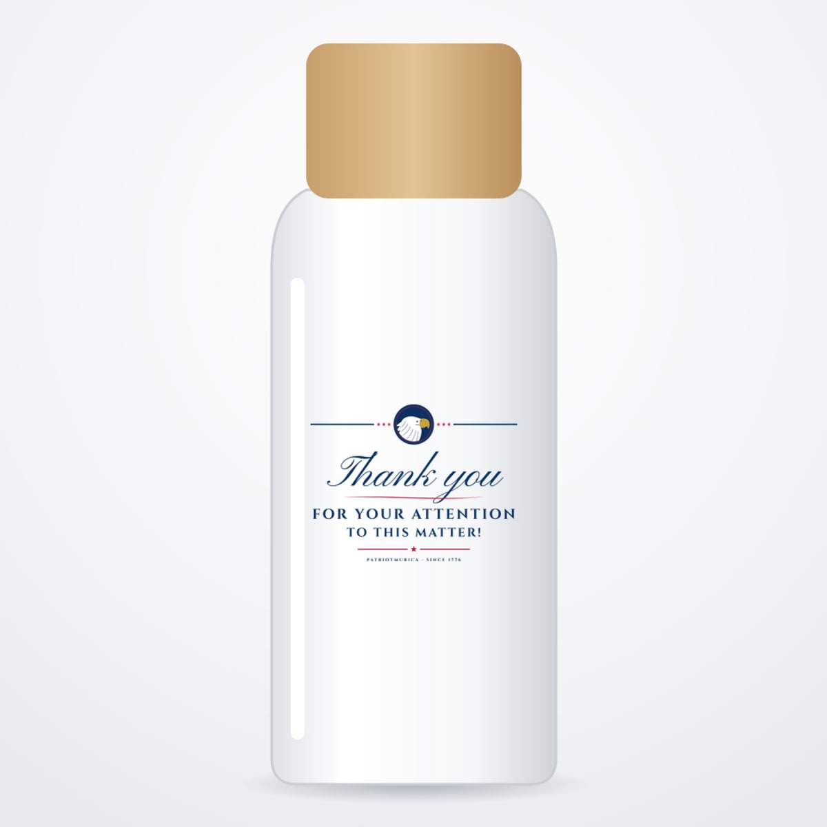 Thank You for Your Attention Insulated Bottle