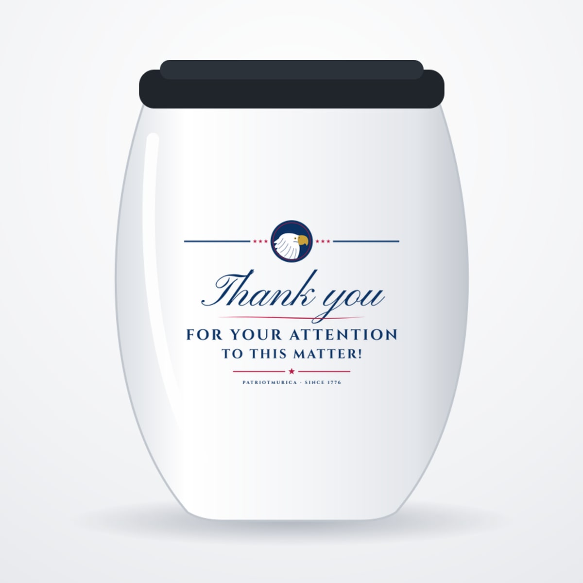 Thank You for Your Attention Stemless Wine Tumbler