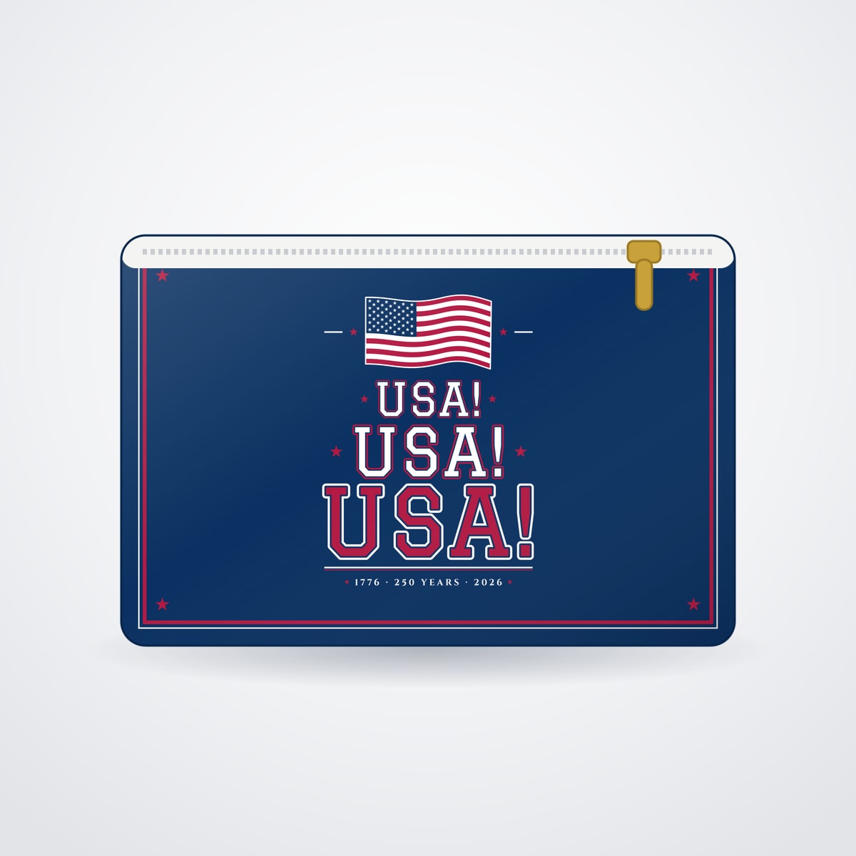 USA! USA! USA! Zip Pouch