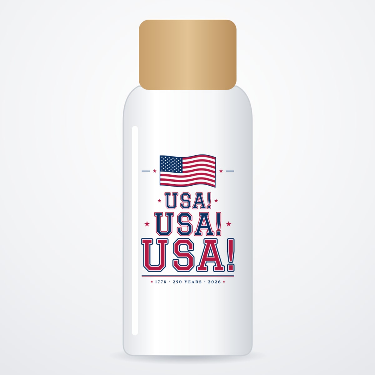 USA! USA! USA! Insulated Bottle