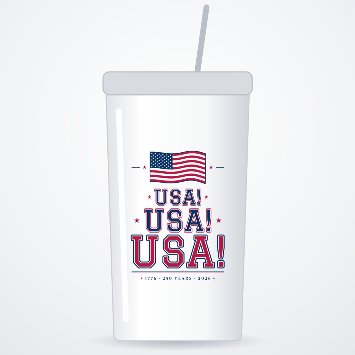 USA! USA! USA! Copper-Lined Tumbler