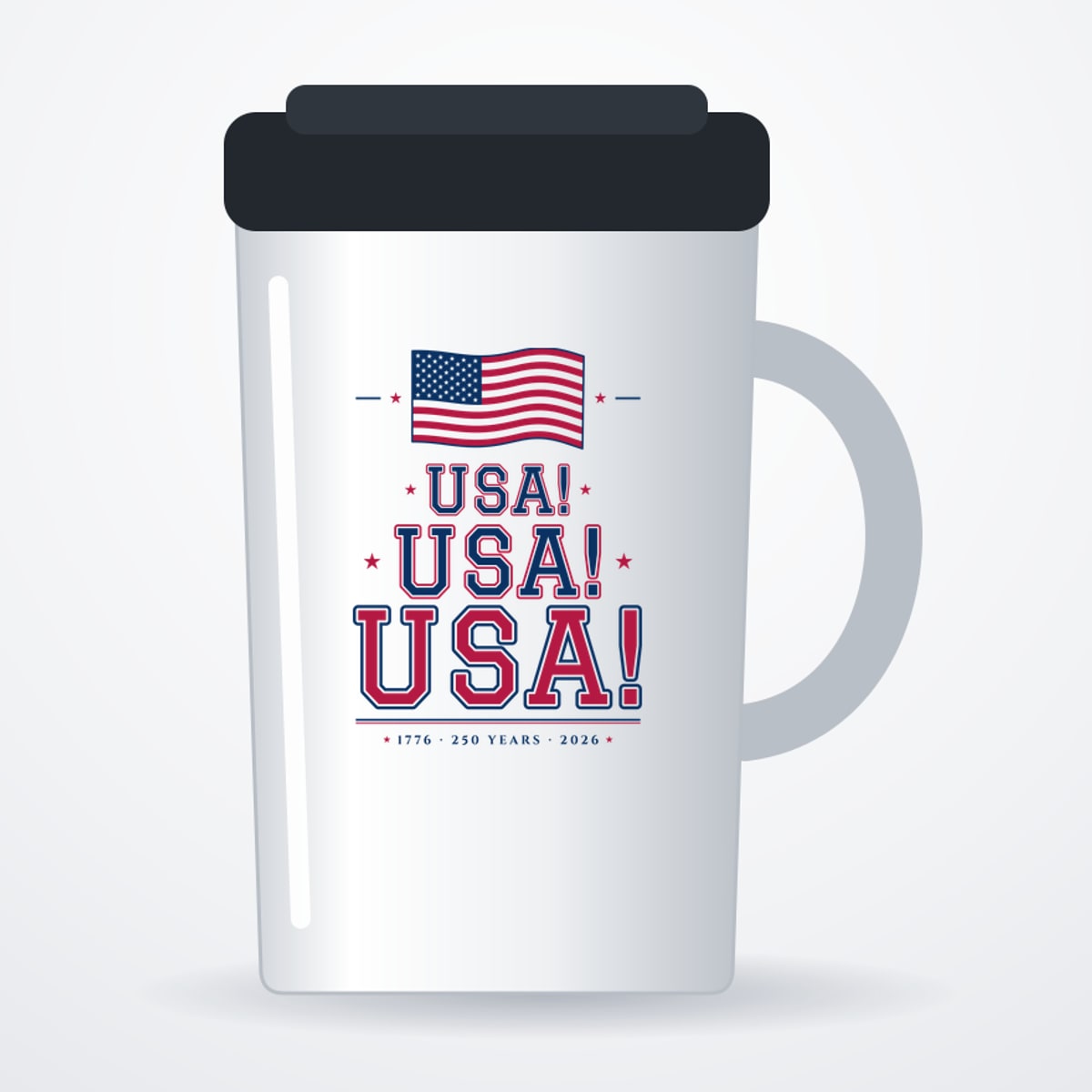 USA! USA! USA! Travel Mug
